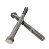 LOT OF 2 EACH 3/4-10 x 8" Steel/Zinc Hex Cap Screw Grade 2