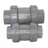 LOT OF 2 HAYWARD TRUE UNION BALL CHECK VALVES