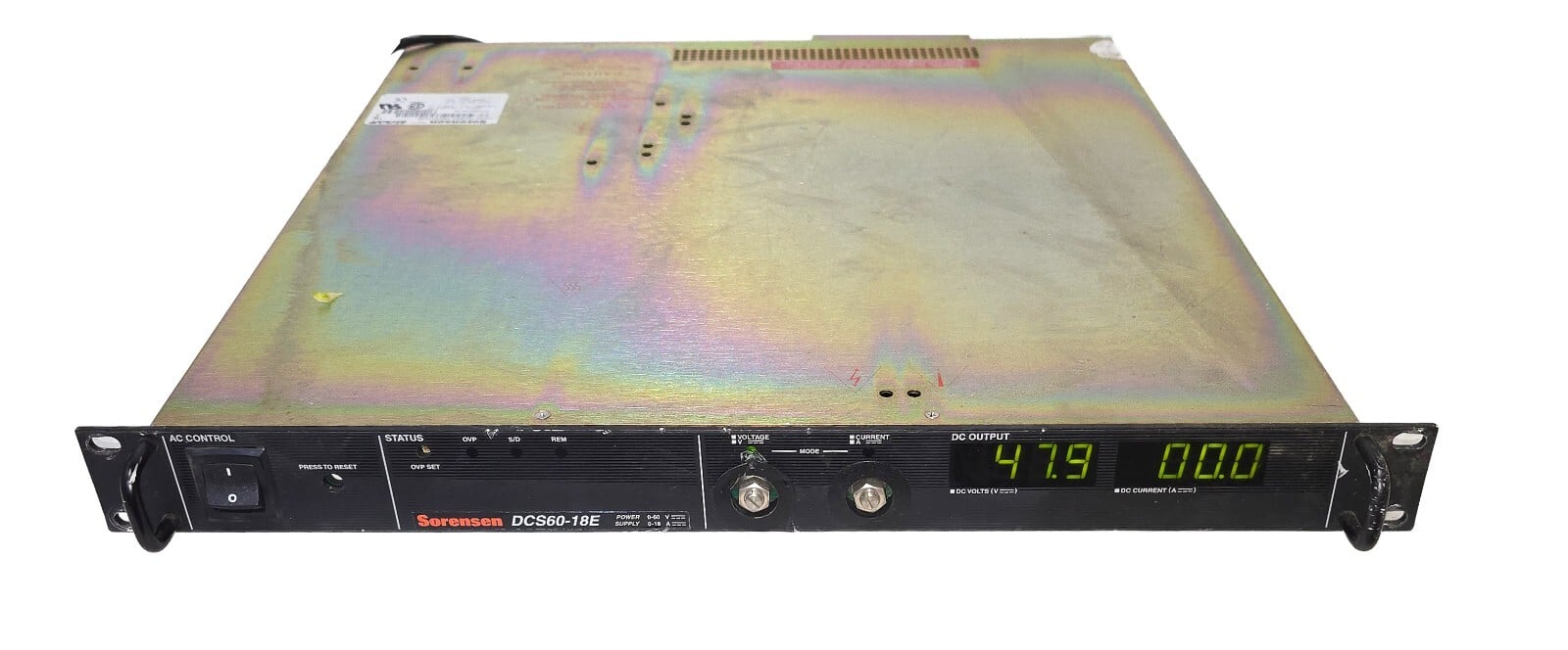 Ametek DCS 60-18E Programmable DC Power Supply, 0 to 60 Vdc, 0 to 18 Amps