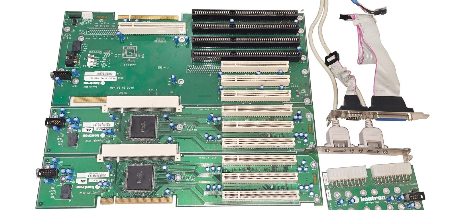 Kontron PCI-749-VE2-03 Pentium 4 SBC w/ Backplane, I/O Cards, Cables