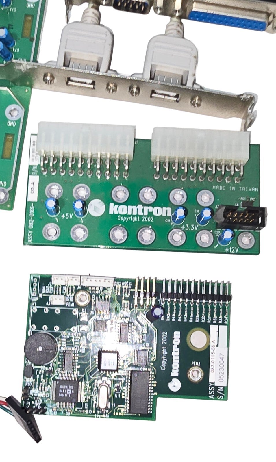 Kontron PCI-749-VE2-03 Pentium 4 SBC w/ Backplane, I/O Cards, Cables