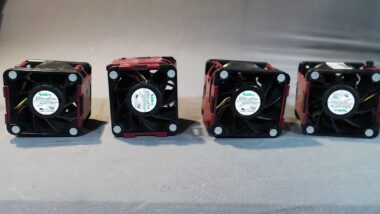LOT OF 4x HP DL380 G6 FAN MODULES 463172-001 496066-001 V60E12BS1A7-09A032