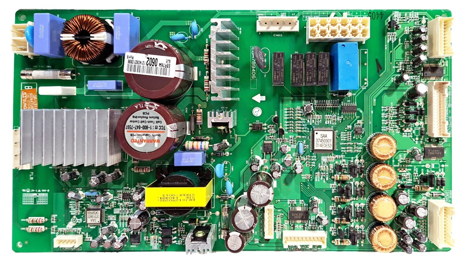 LG REFRIGERATOR ELECTRONIC CONTROL BOARD EBR78940602