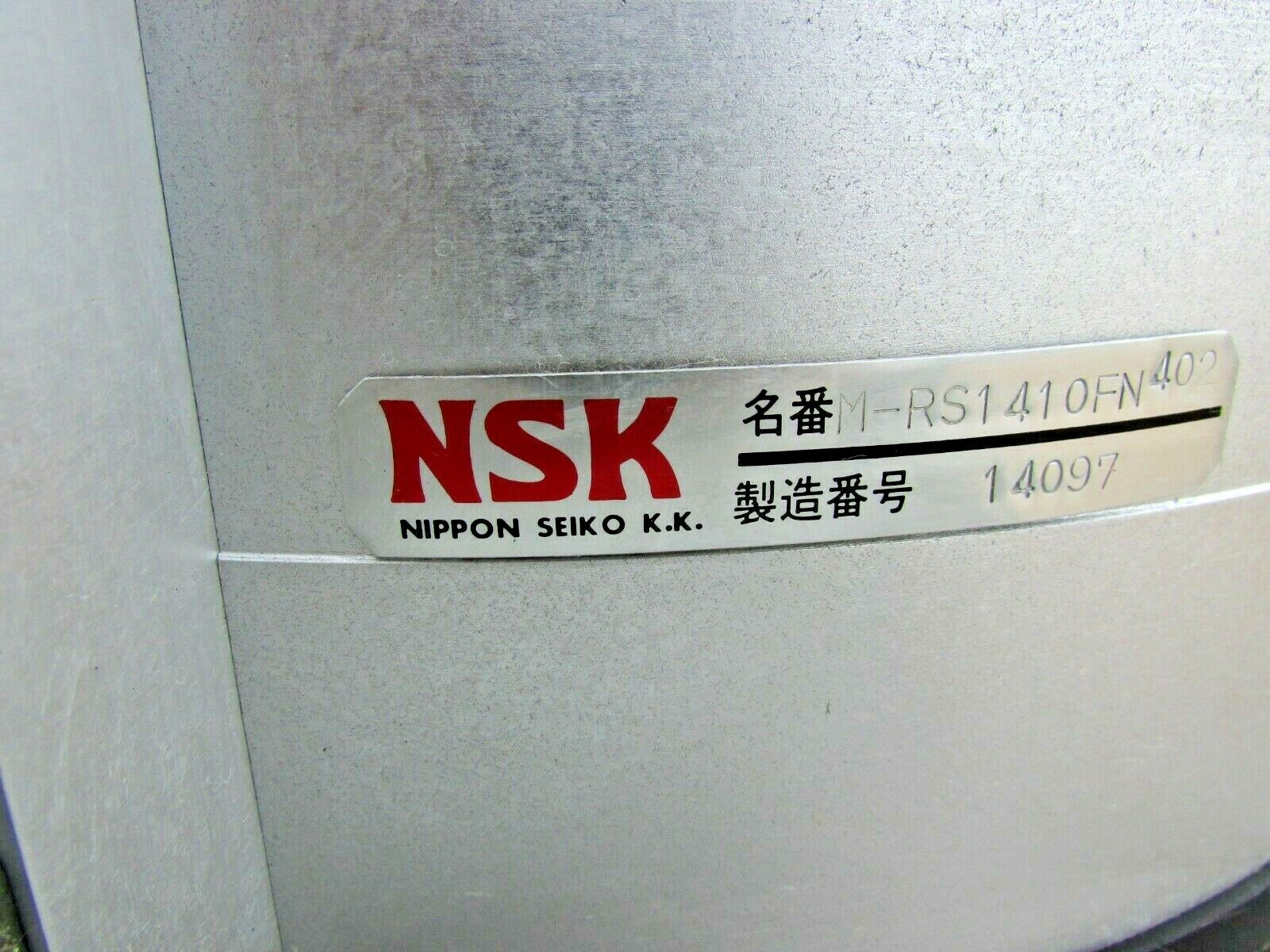LOT OF TWO NSK MEGATORQUE MOTORS, M-RS1410FN002 and M-RS1410FN402