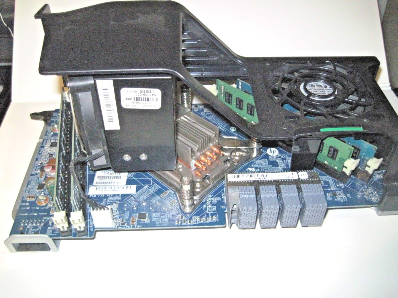 HP 2nd CPU Memory Board Workstation Z620 - 689471-001 + XEON E5-2643 + 16GB RAM