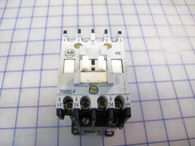Allen Bradley Control Relay, 700DC-F400*, Ser. C, 24VDC Coil