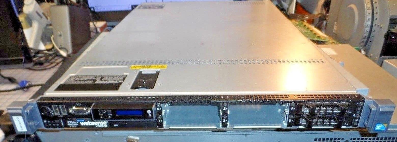 Websense V10000 G2 V-Series 2 x Intel X5550 @267Ghz Quad Core 24GB MEM NO HDD