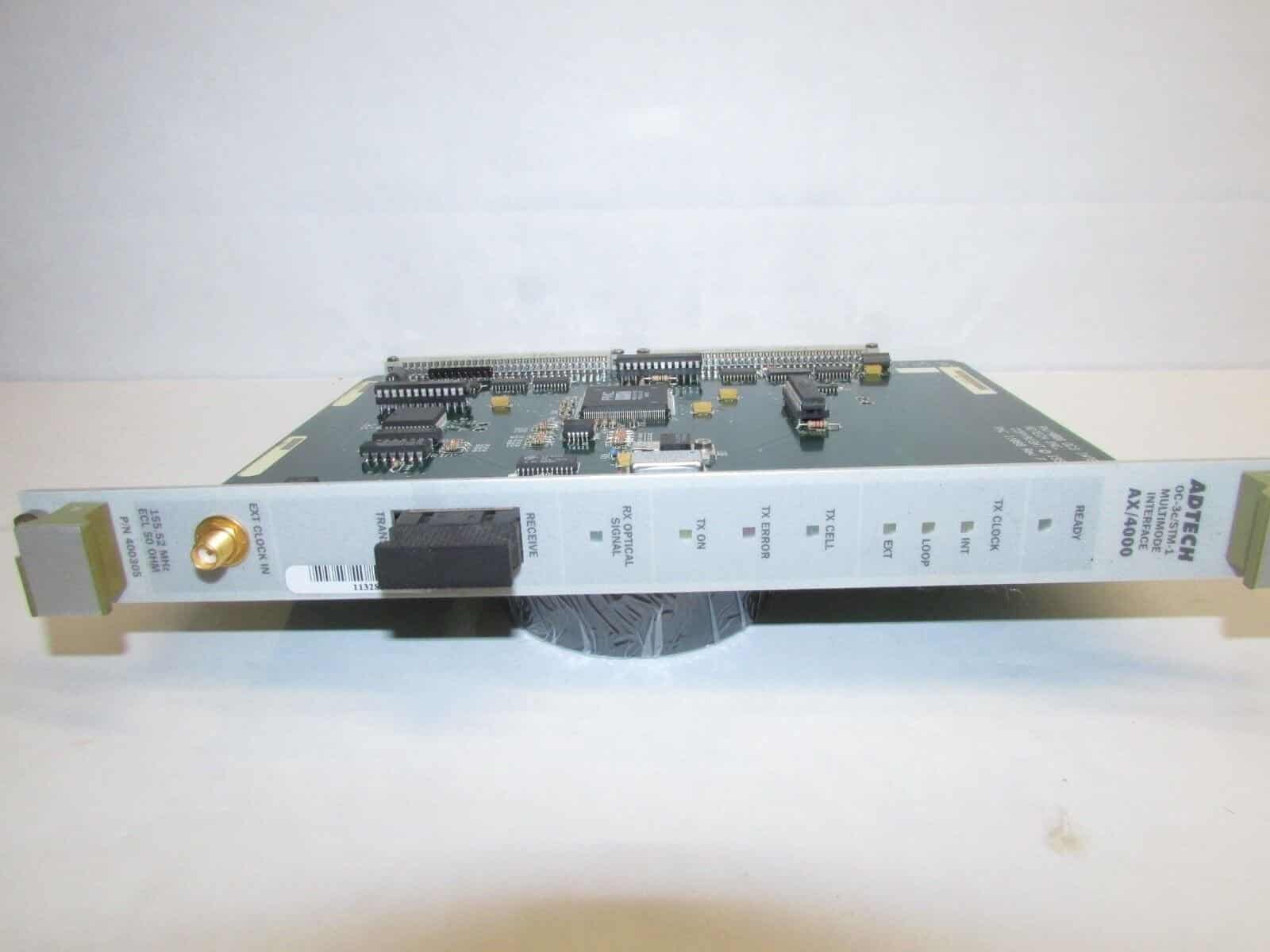 Adtech Spirent 400305 AX4000 OC-3c/STM1 Mutlimode Interface Module