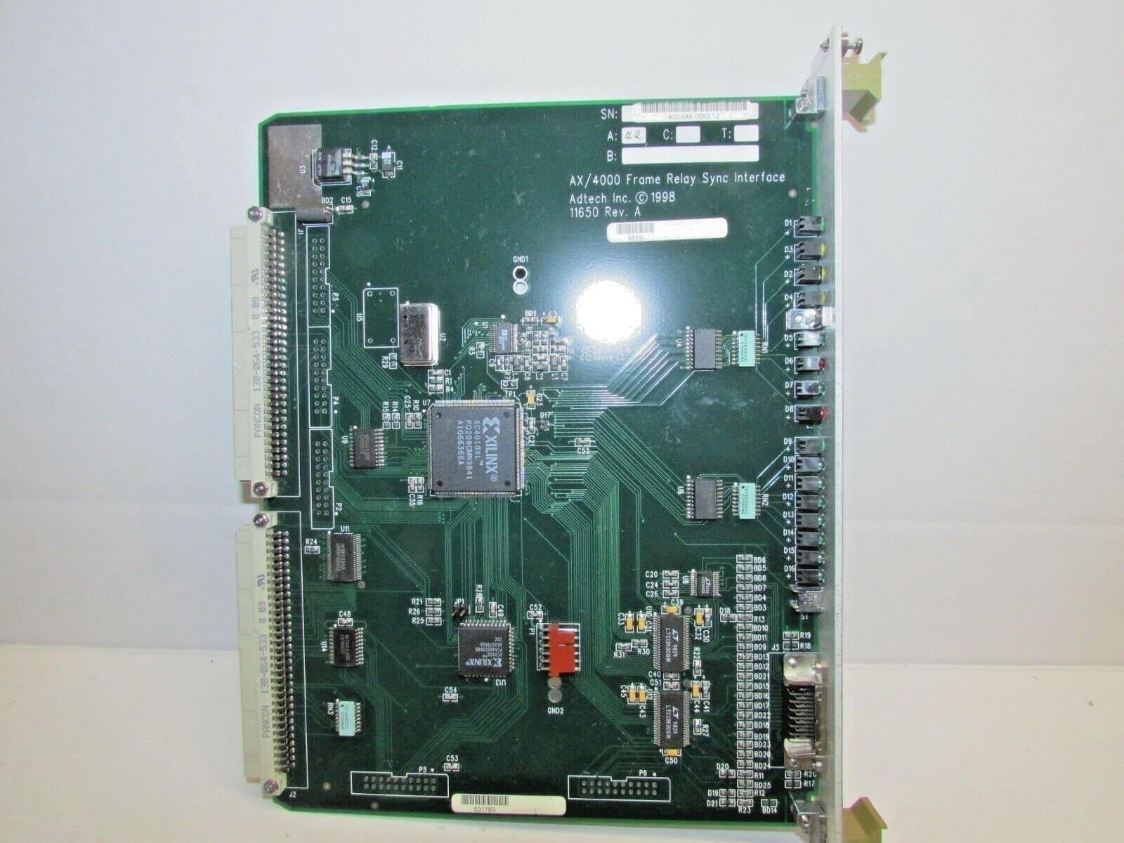 Spirent Adtech AX/4000 401317 Rev A Frame Relay Sync Interface