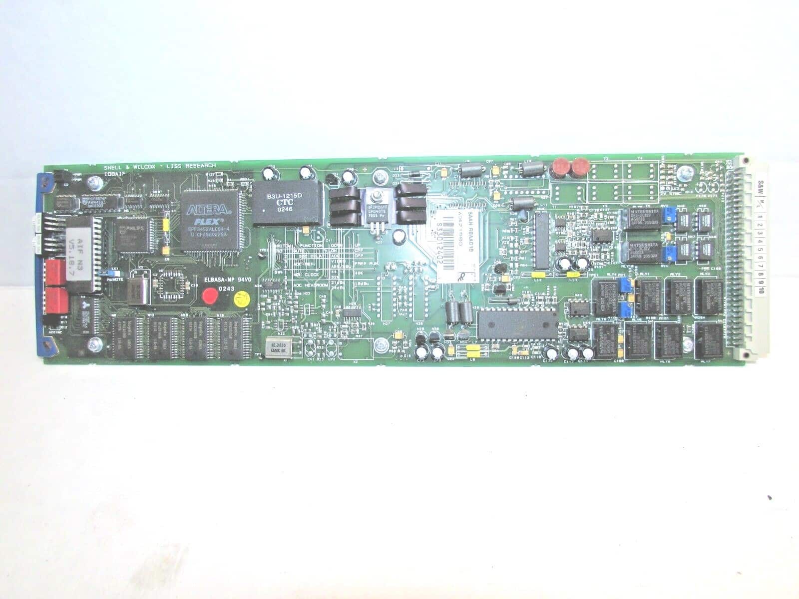 SNELL & WILCOX IQBAIF SAAN RBAAD18 AUDIO CARD