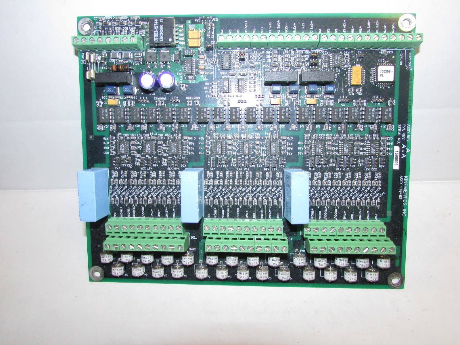 KINEMETRICS 110467, 110465 CIRCUIT CARD ASSEMBLY