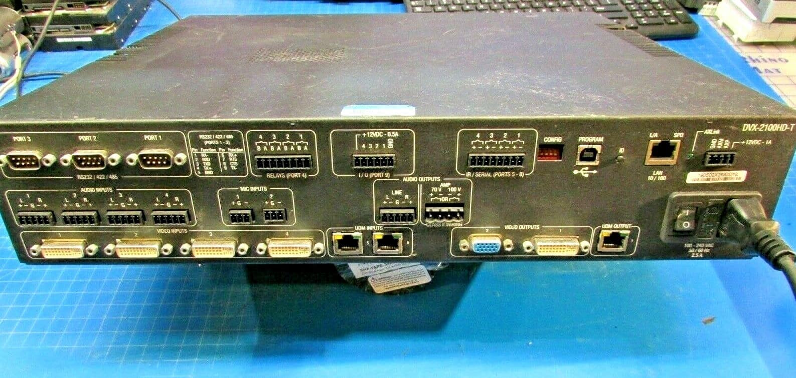 AMX Enova 6X2 All-in-One Presentation Switcher DVX-2100HD-T
