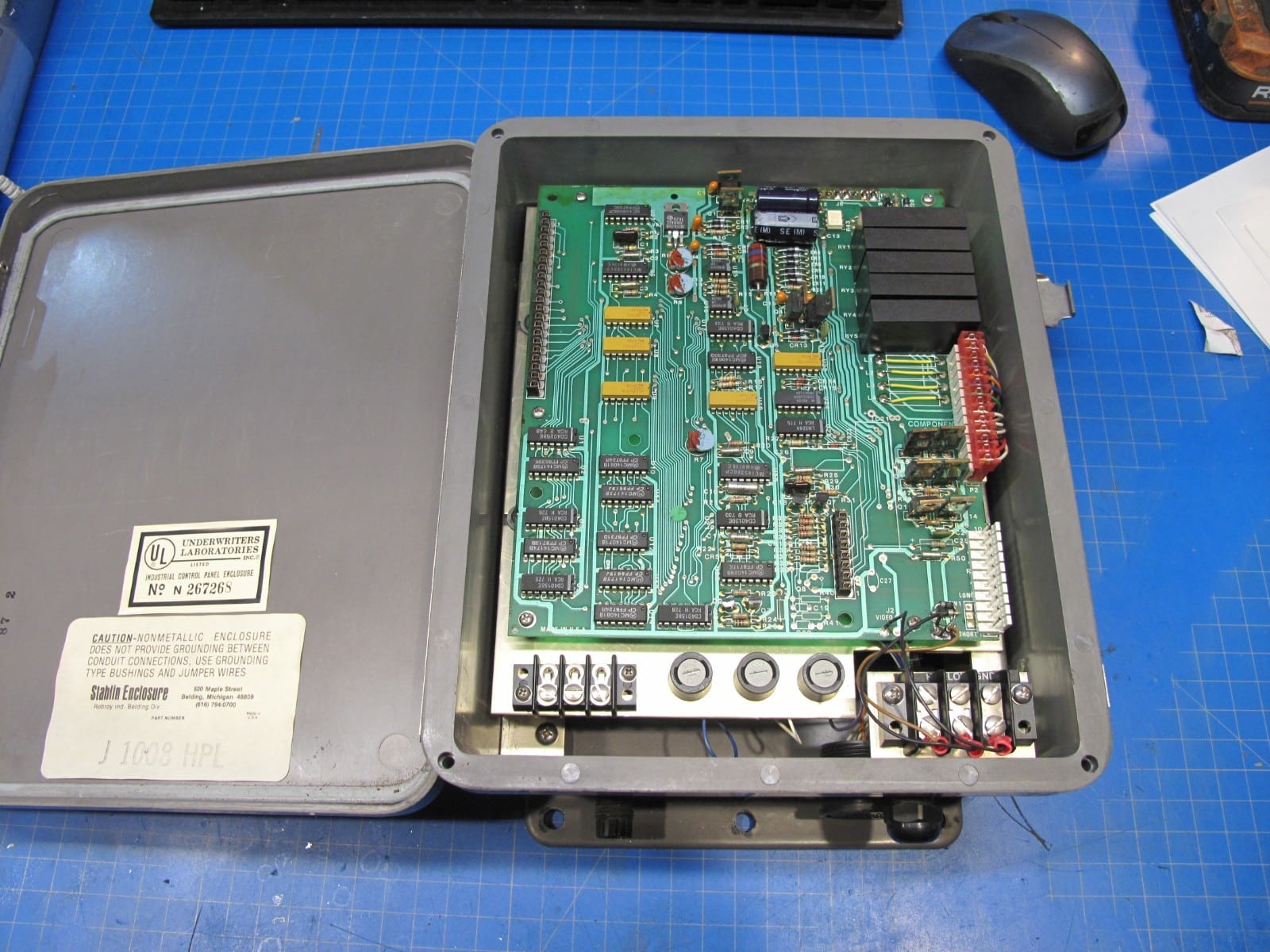 PELCO PTZ RECEIVER DRIVER COAXITRON - PCB1500529 & PCB1500526