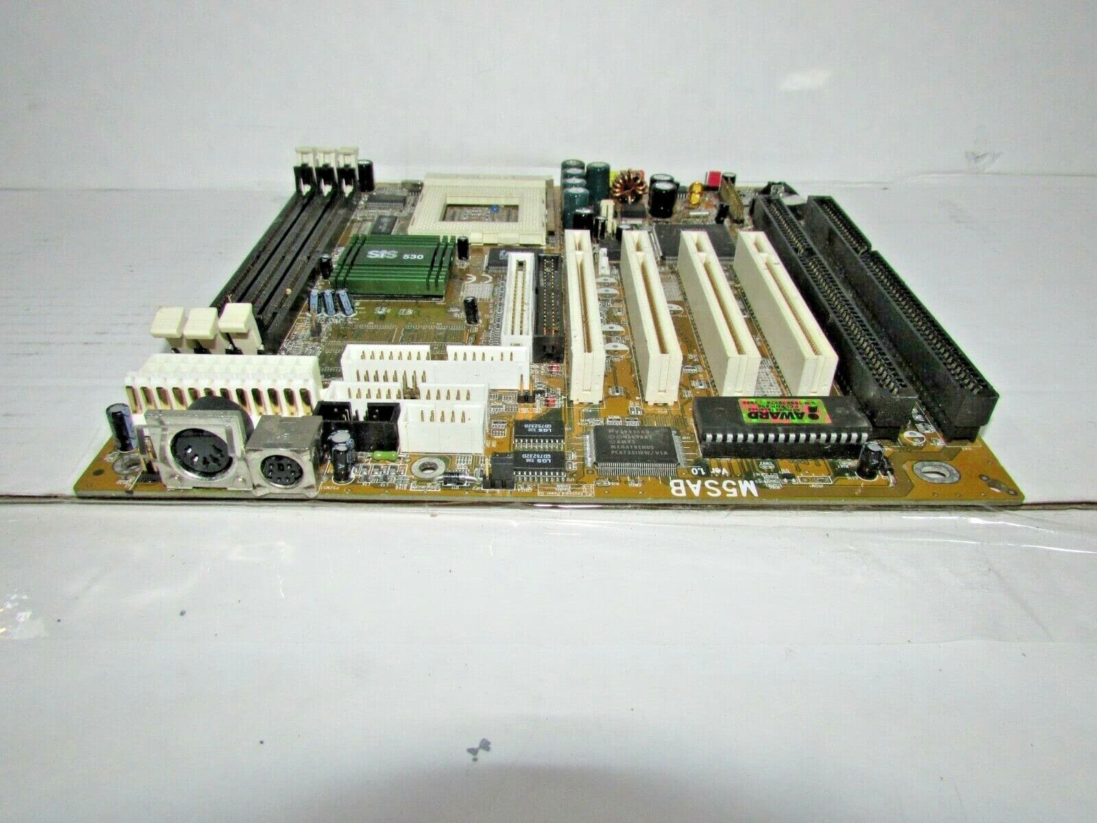 BIOSTAR M5SAB SOCKET 7 SIS 530 CHIPSET MOTHERBOARD