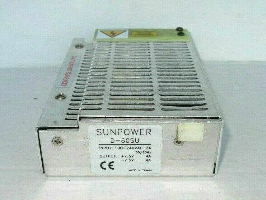 Sunpower D-60SU 7.5VDC Open Frame Power Supply