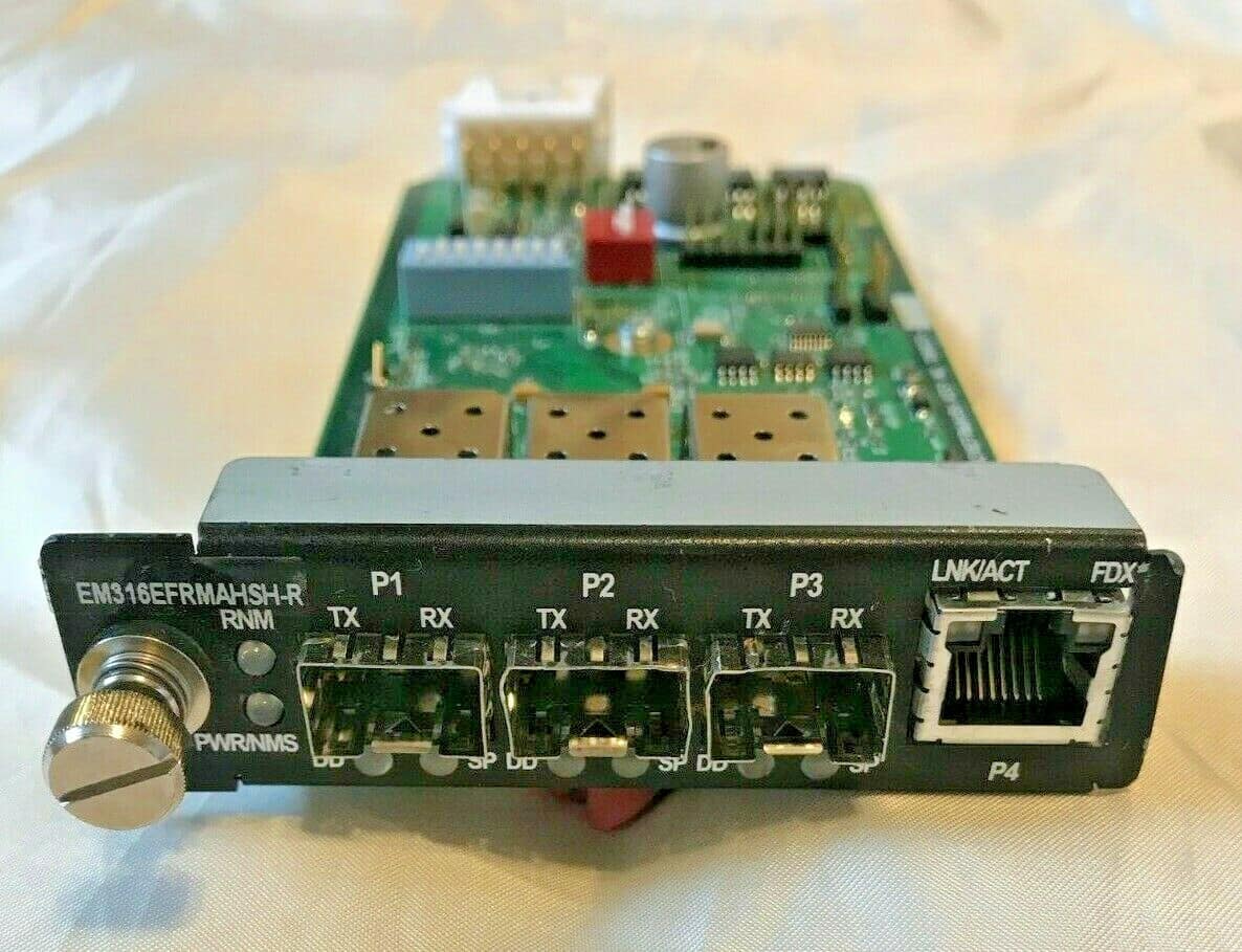 MRV EM316EFRMAHSH-R FIBER DRIVER MODULE CARD