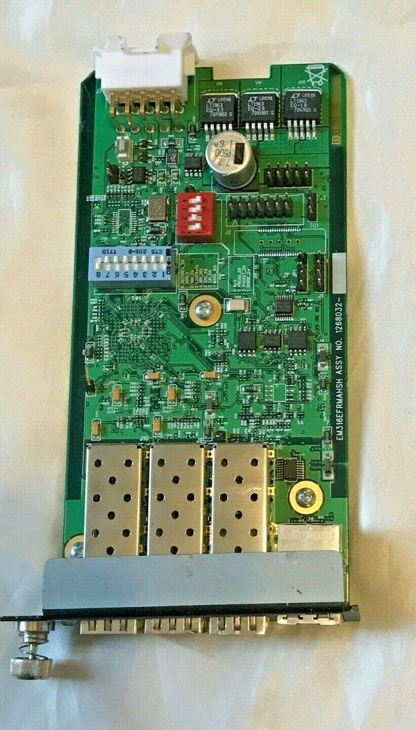 MRV EM316EFRMAHSH-R FIBER DRIVER MODULE CARD