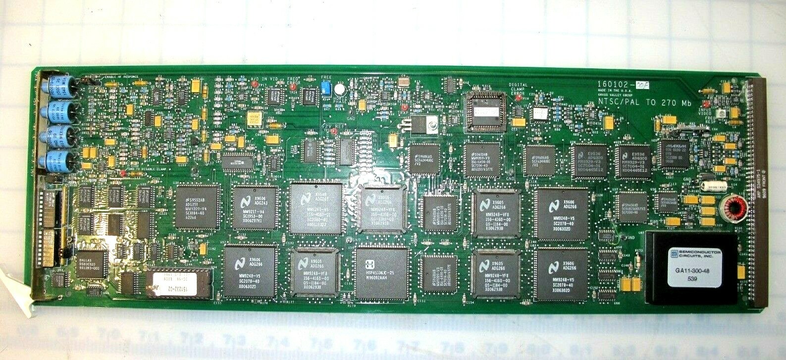 Grass Valley 160102-00F NTSC/PAL TO 270 Mb for SMS 8601