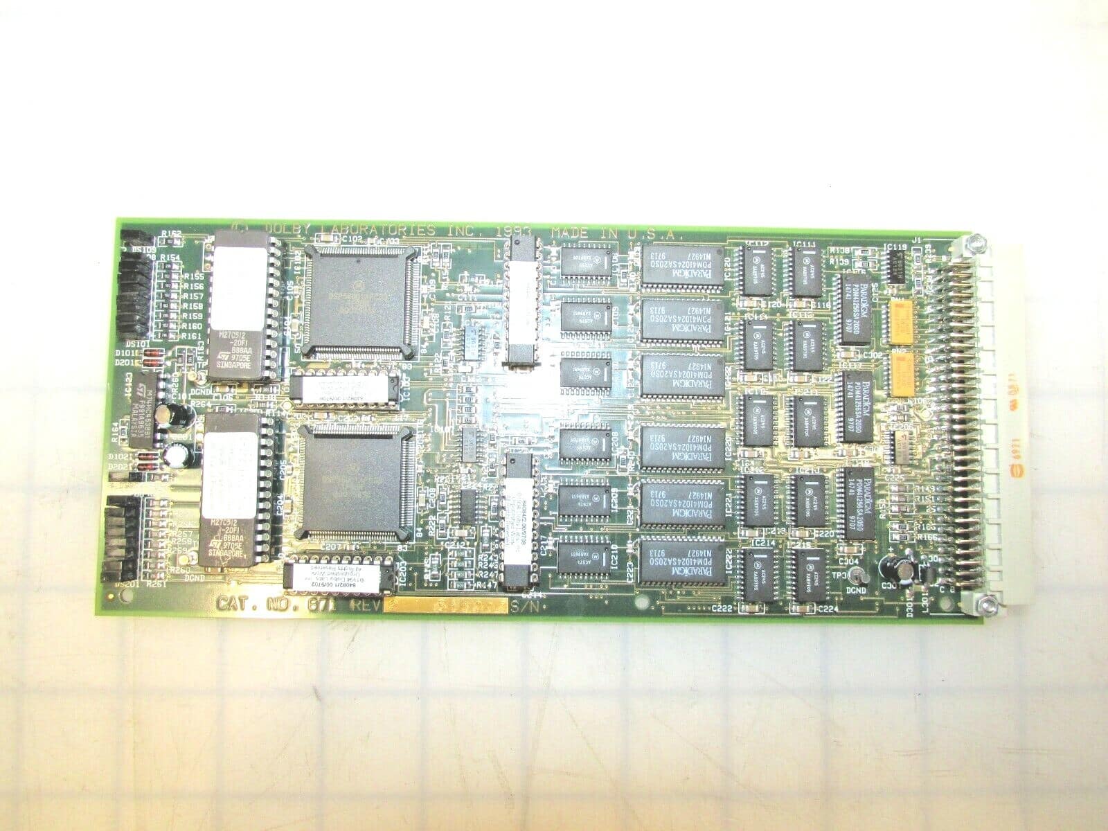 Dolby Cat.671 Rev.2 Dual DSP board DA20 for CP500 Cinema Sound Processor