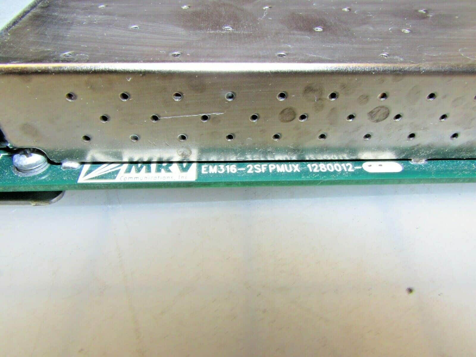 MRV EM316-2SFPMUX Fiber MEDIA MODULE