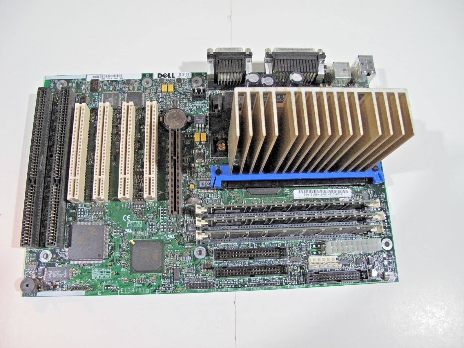 DELL 678149-312 REV.A02 MOTHERBOARD + PENTIUM II + 96MB RAM