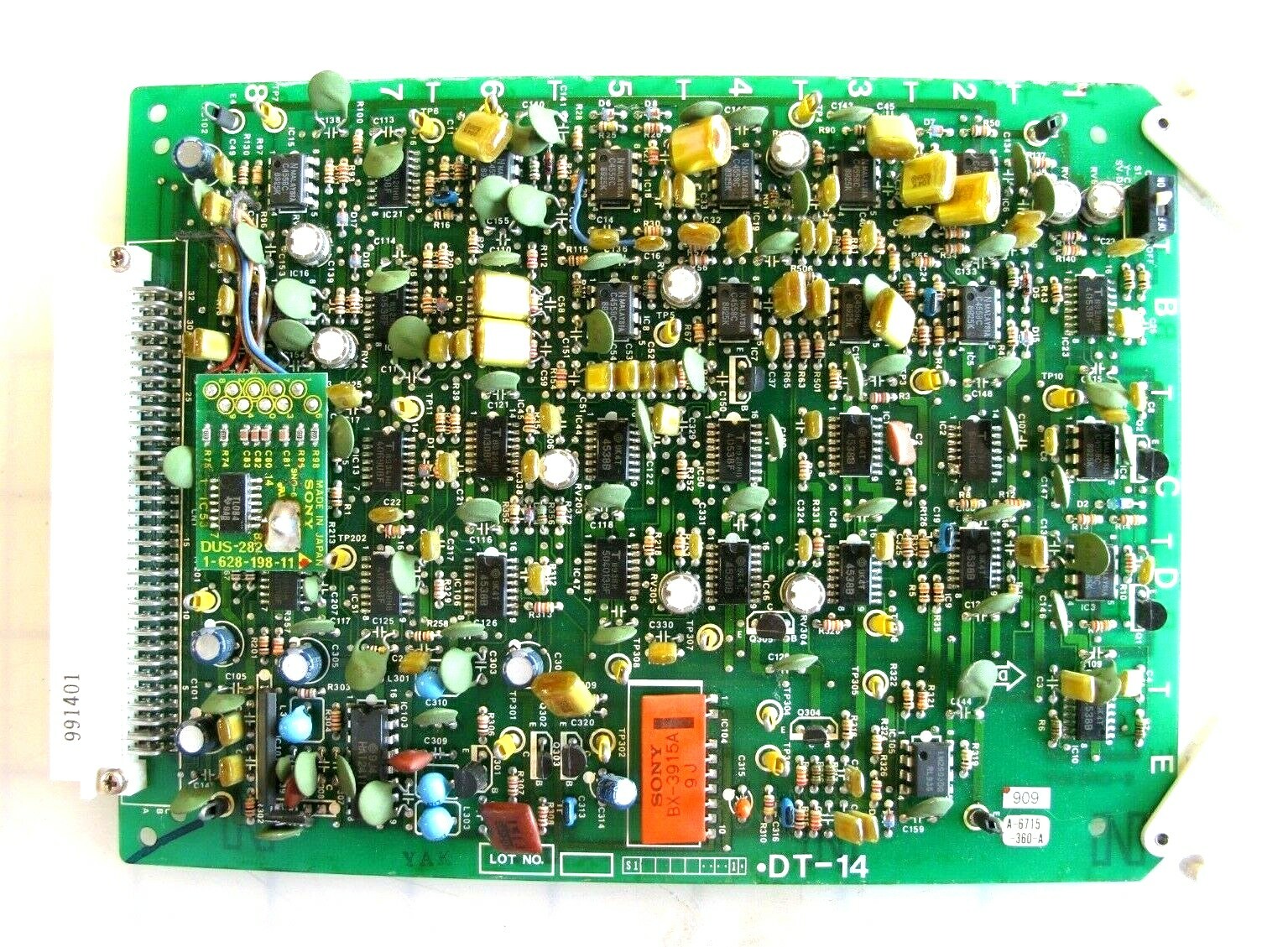 Sony DT-14 Video Recorder Board 1-622-581-11