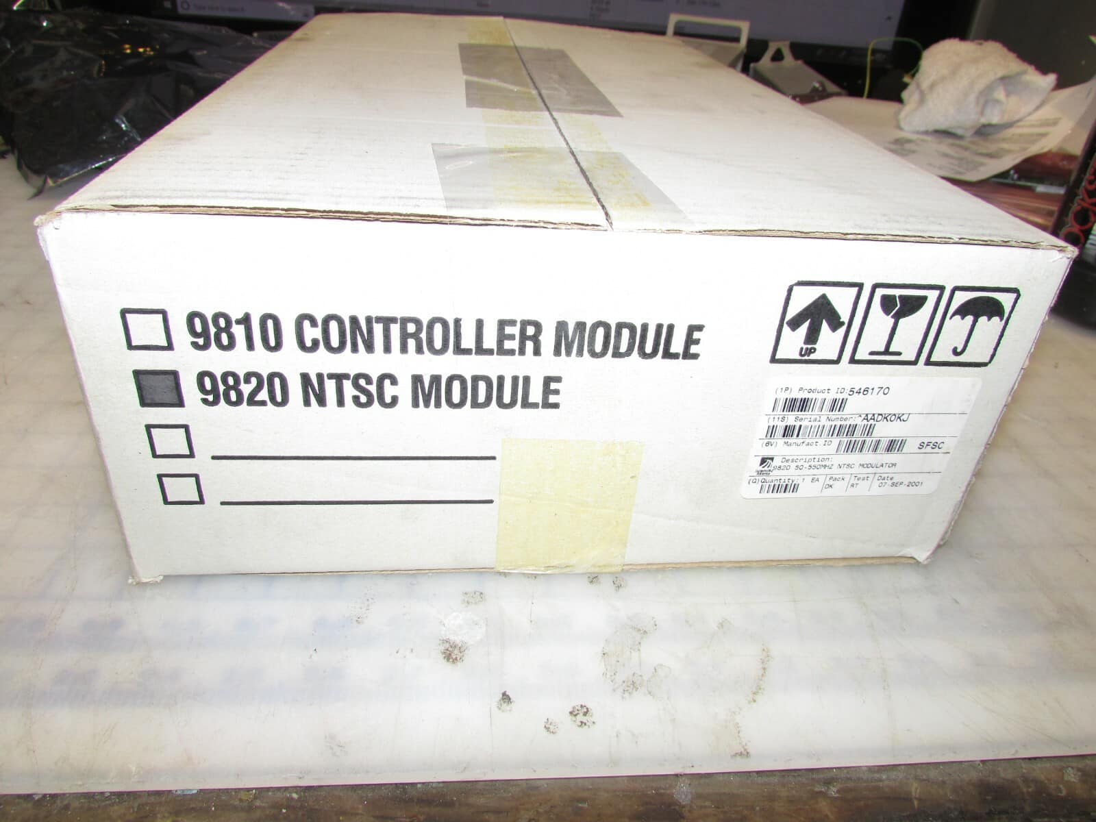 Scientific Atlanta Continuum Series 9890 ENCODER 9820 NTSC modulator P/N 546170