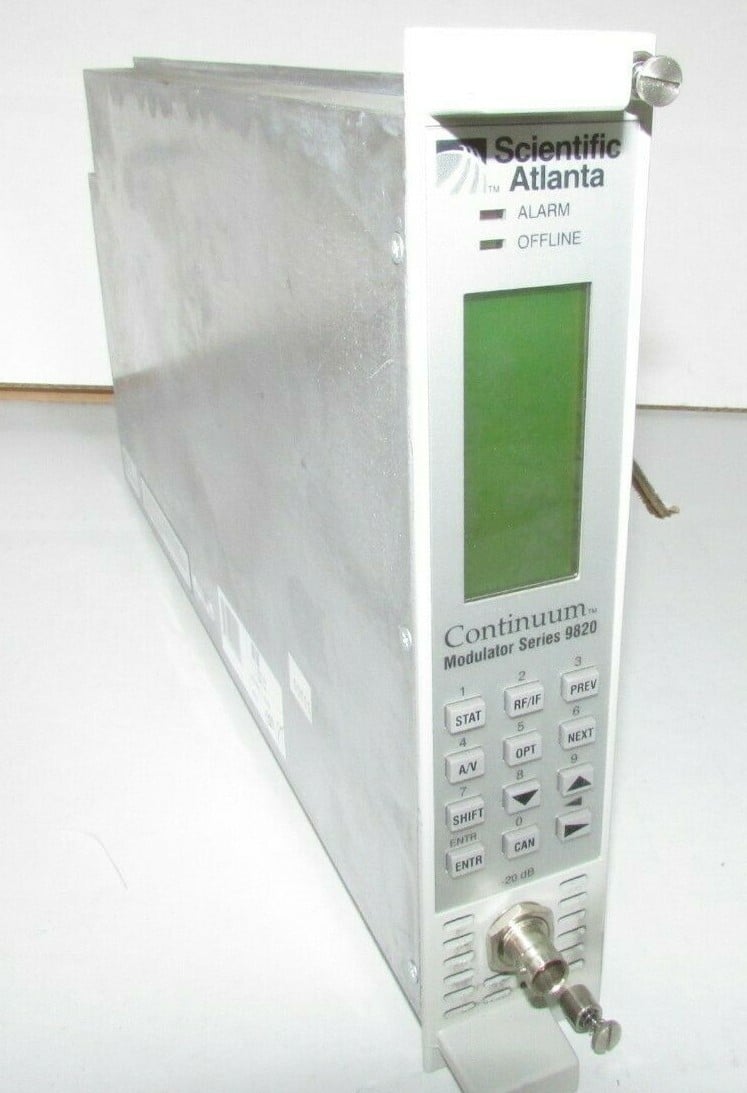 Scientific Atlanta Continuum Series 9890 ENCODER 9820 NTSC modulator P/N 546170
