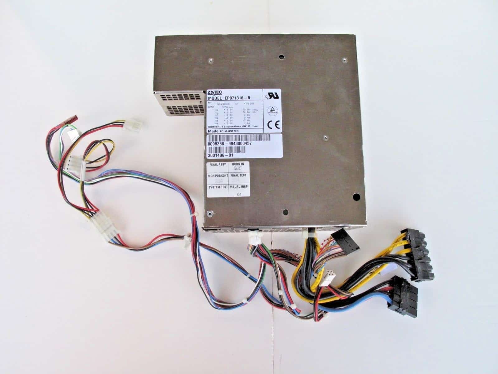 ZYTEC 325W Power Supply For Netra 1125 Sun Server EP071316-B