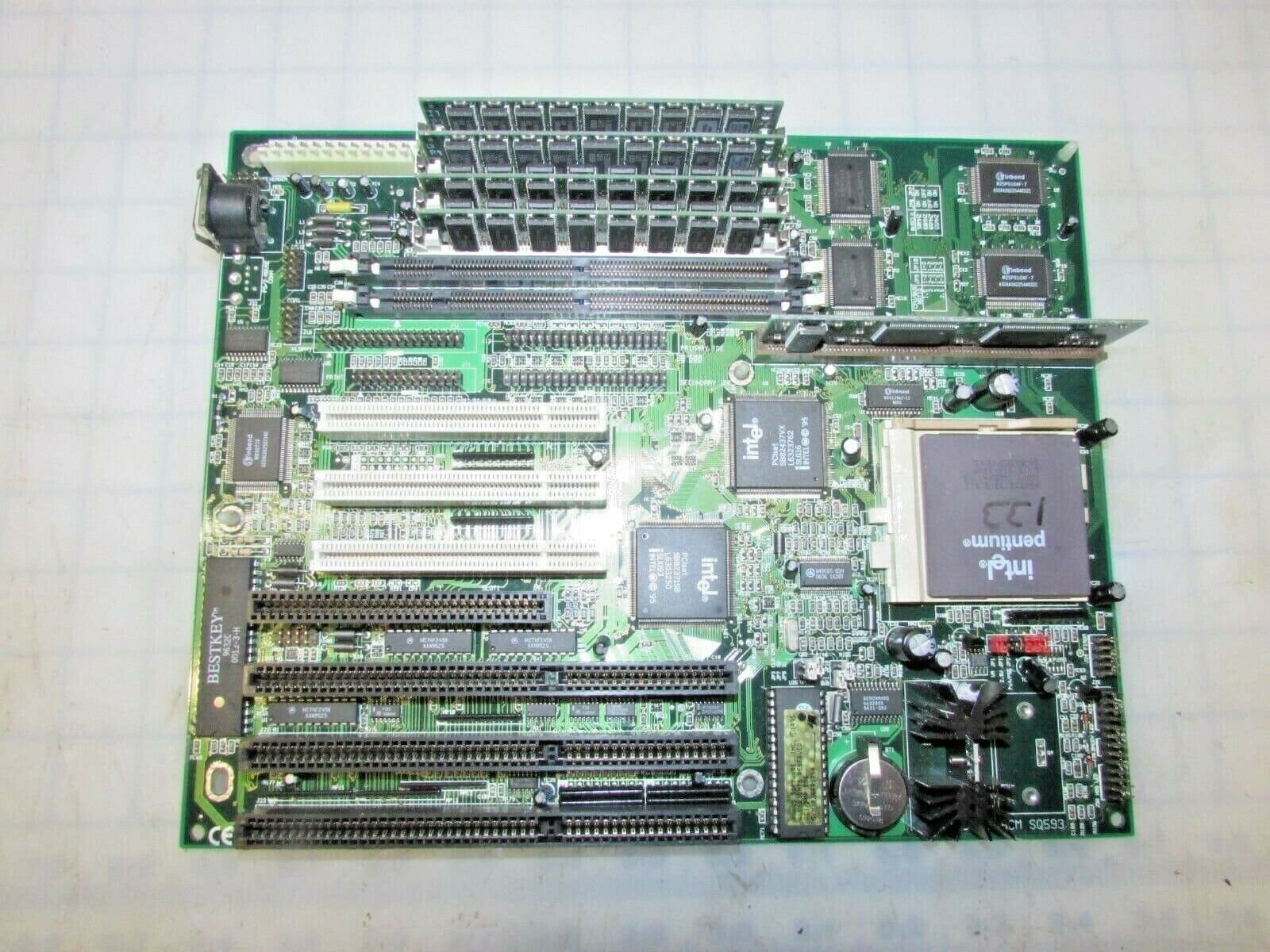 BCM ADVANCED RESEARCH, INC. SQ593 MOTHERBOARD + CPU + RAM