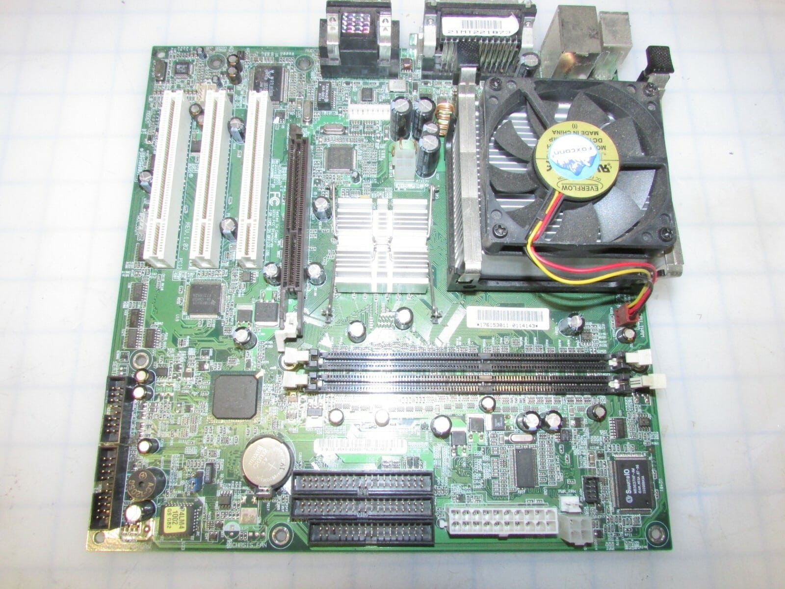 Asus P4B266-LM Motherboard WITH 1.60GHz PENTIUM 4 + HEAT SINK AND FAN