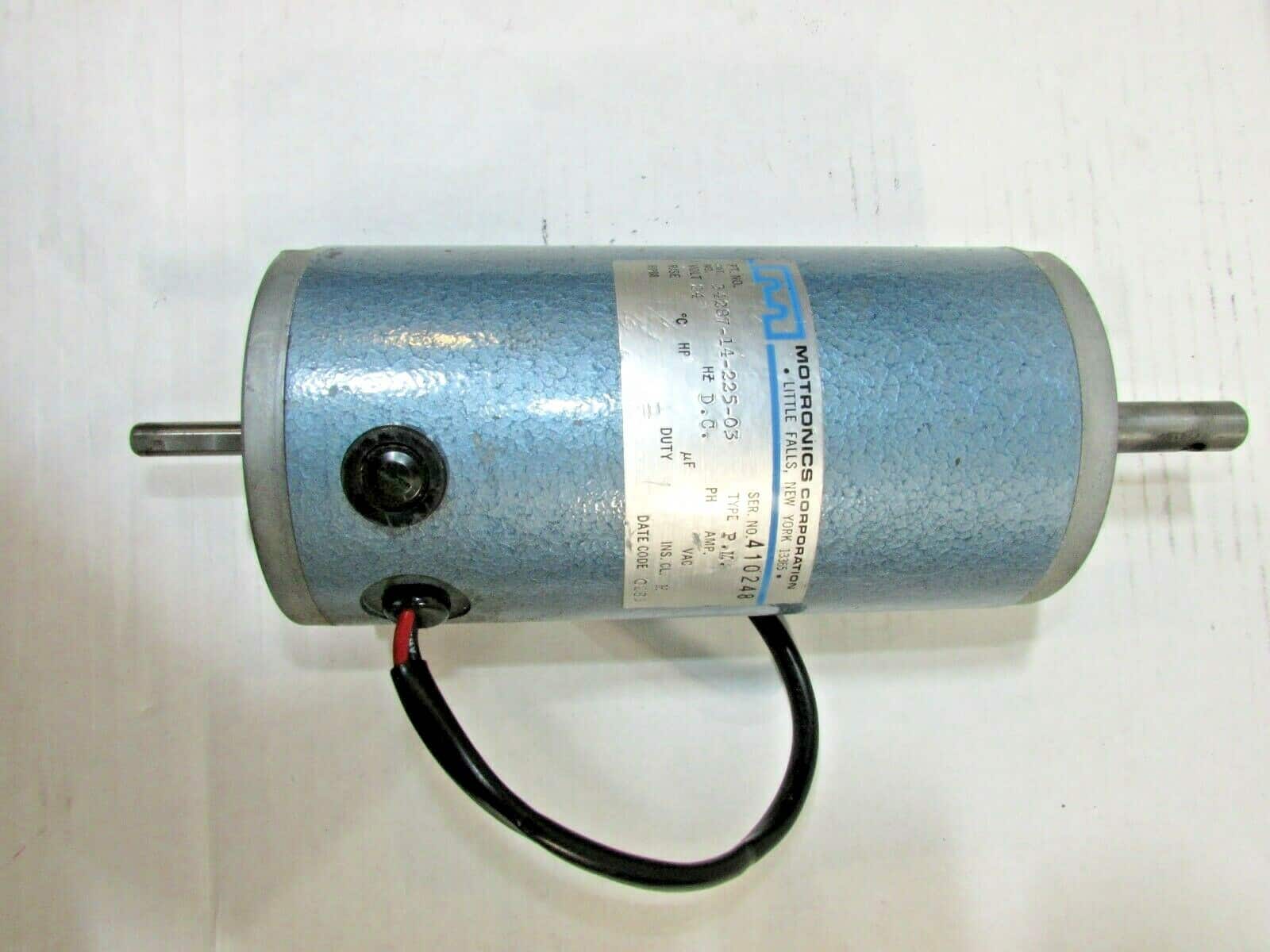Motronics Corporation 34287-14-225-03 24VDC PERMANENT MAGNET Motor