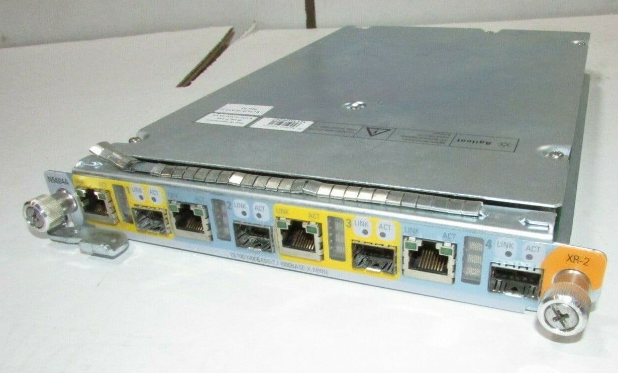 Agilent N2X N5604A 4 Port Tri-rate Ethernet Xr-2 EPON Card