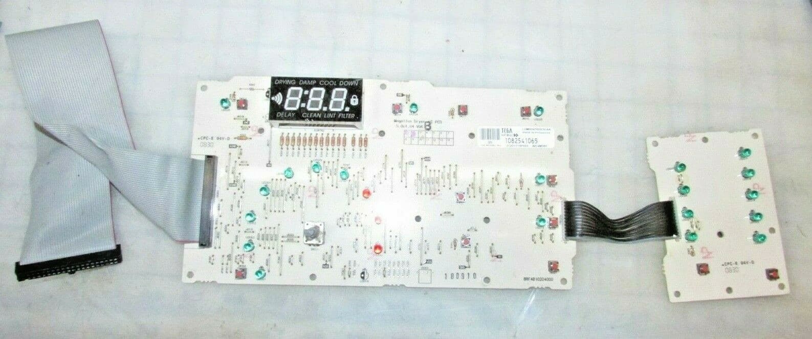 GE DRYER TEGA CONTROL BOARD 212D1199P005