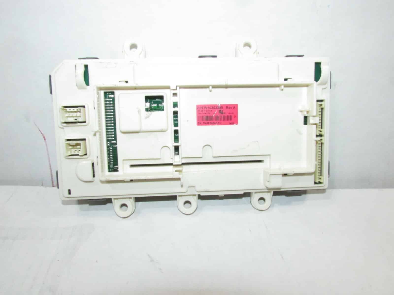 Whirlpool Washer User Interface W10352339 W10348027