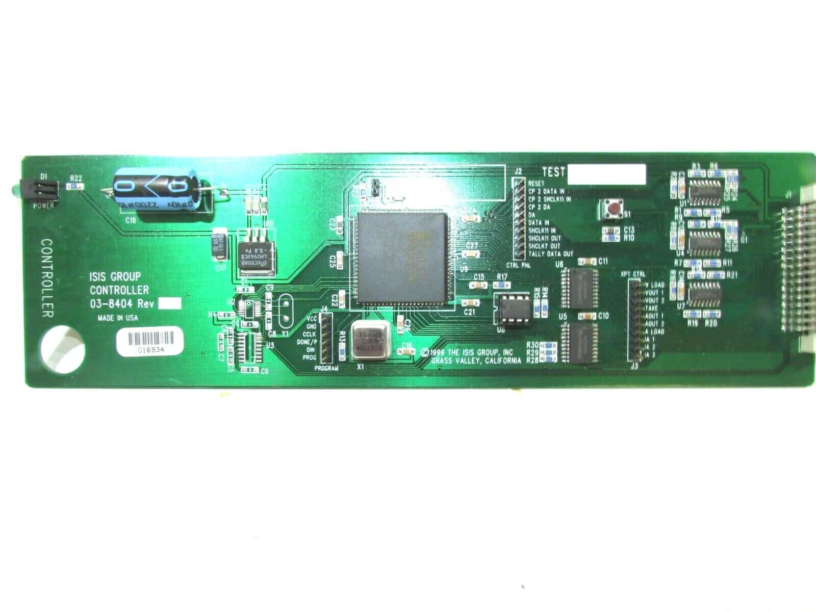 ISIS GROUP S8400 CONTROLLER 03-8404 CARD