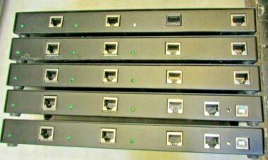 LOT OF 5 Smart-AVI DVX-2P Dual DVI-D RS232 , USB AUDIO TRANSMITTERS & RECEIVERS