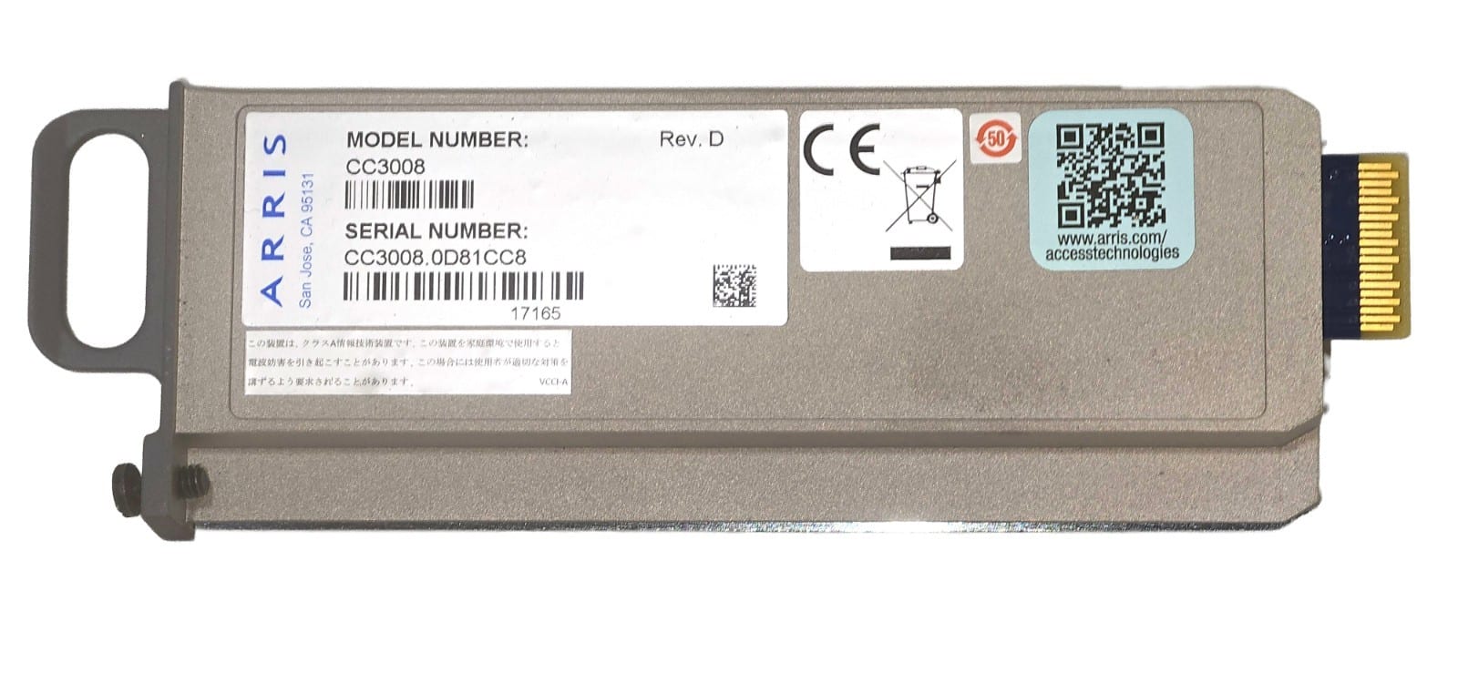Arris CC3008 Communications Control Module Chipset for CH3000 DWDM