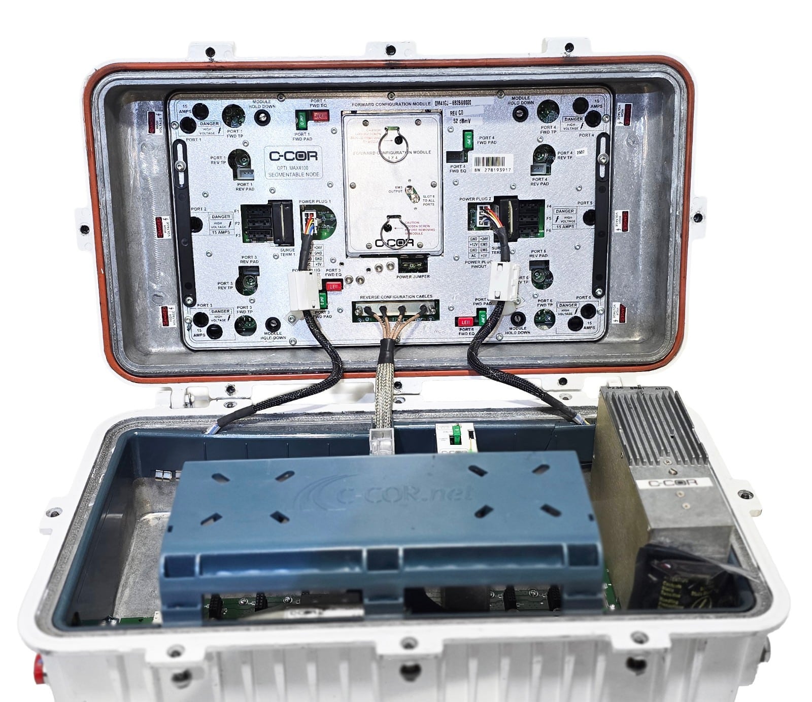 ARRIS Opti Max OM4100 4x4 Optical Node OM41GJ-6A2C&0012 Missing modules