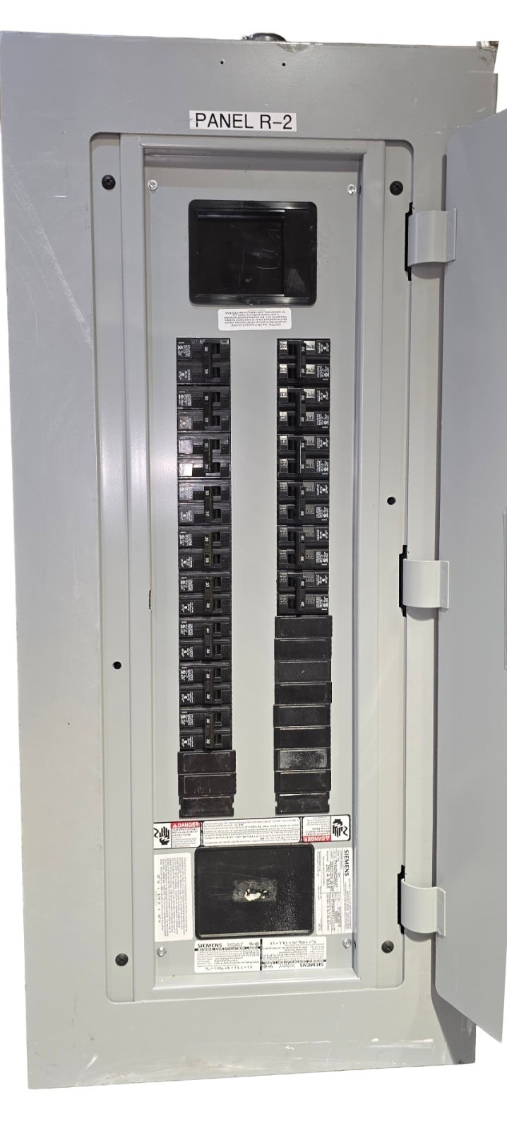 Siemens P1X42MC250AT Panelboard 250A 208V 3Ø w/15 B230 30A 2-Pole Breakers