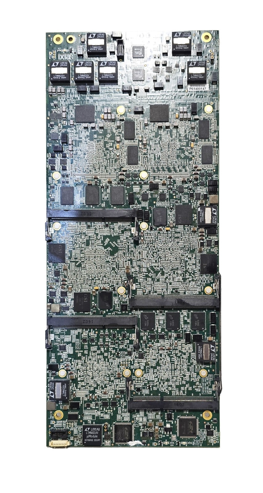 LOT OF 36 XILINX VIRTEX 7 CHIPS FOR SALVAGE ON 9 BOARDS