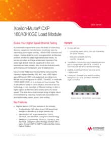 IXIA Xcellon-Multis XM100GE4CXP+FAN Multirate 100GE/40GE/10GE CXP Load Module