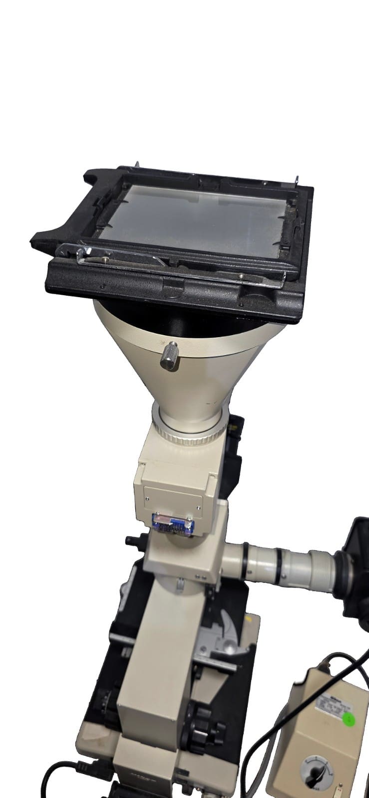 Nikon Optiphot Microscope AFX-II RD-013 4X Photo Head w/ Nikon Controller