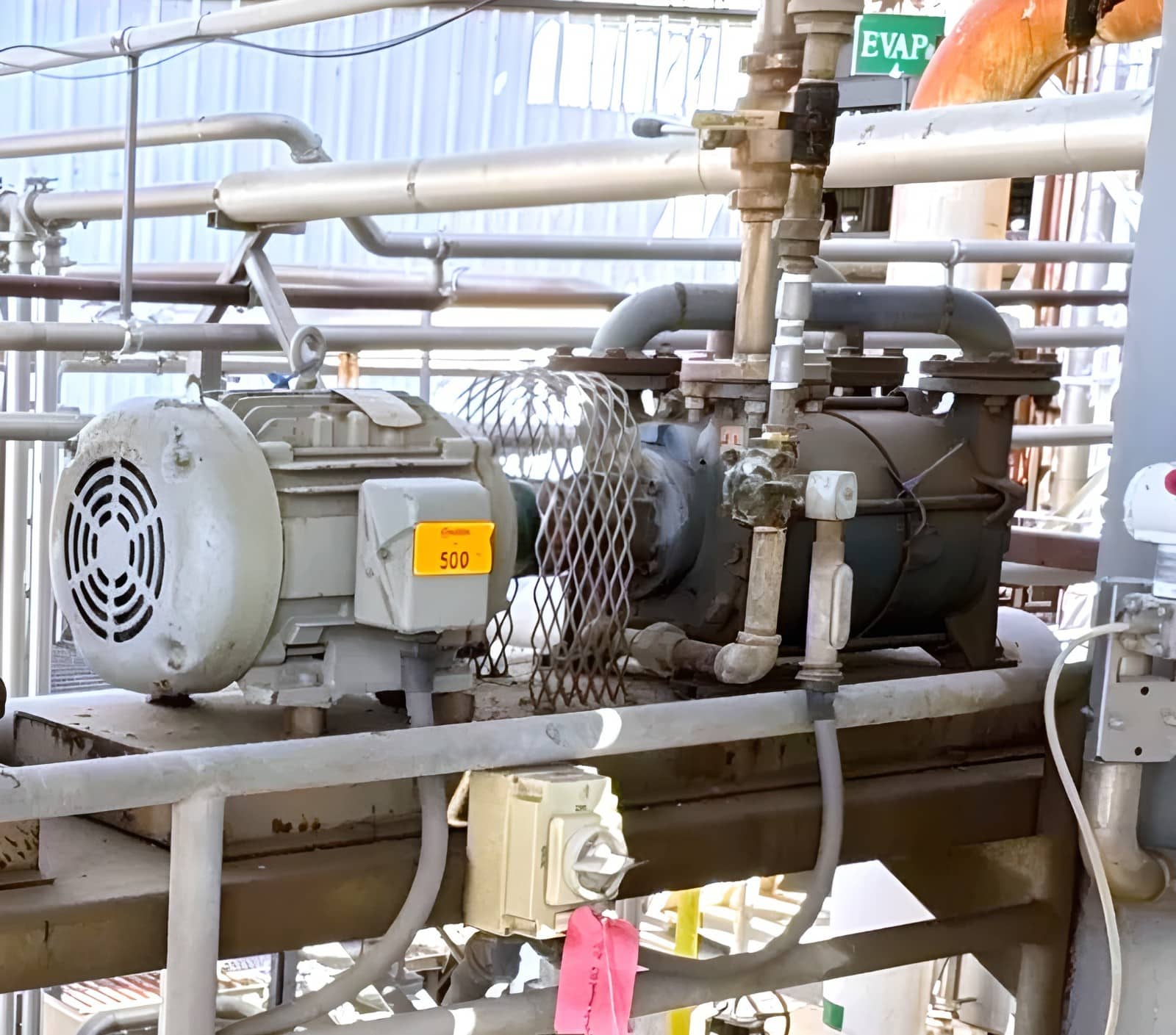 Travaini TRHB 50-420/C/RA Two-Stage Liquid Ring Vacuum Pump 20HP Baldor 460V 3PH