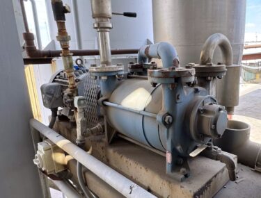 Travaini TRHB 50-420/C/RA Two-Stage Liquid Ring Vacuum Pump 20HP Baldor 460V 3PH