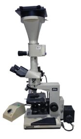 Nikon Optiphot Microscope AFX-II RD-013 4X Photo Head w/ Nikon Controller