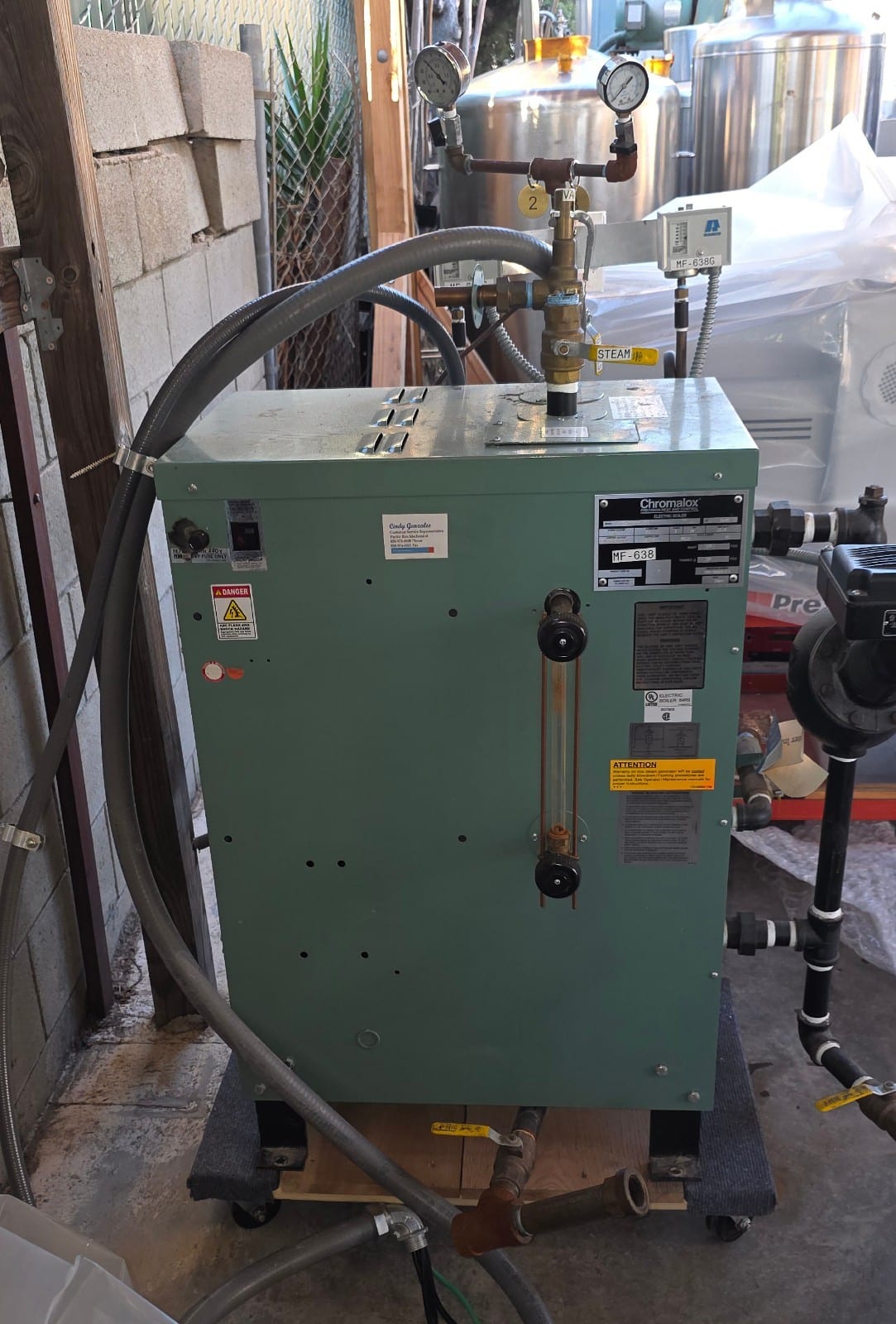 Chromalox CES-030B0F31-203 29kW Electric Boiler 208V 3-Phase 100 PSIG