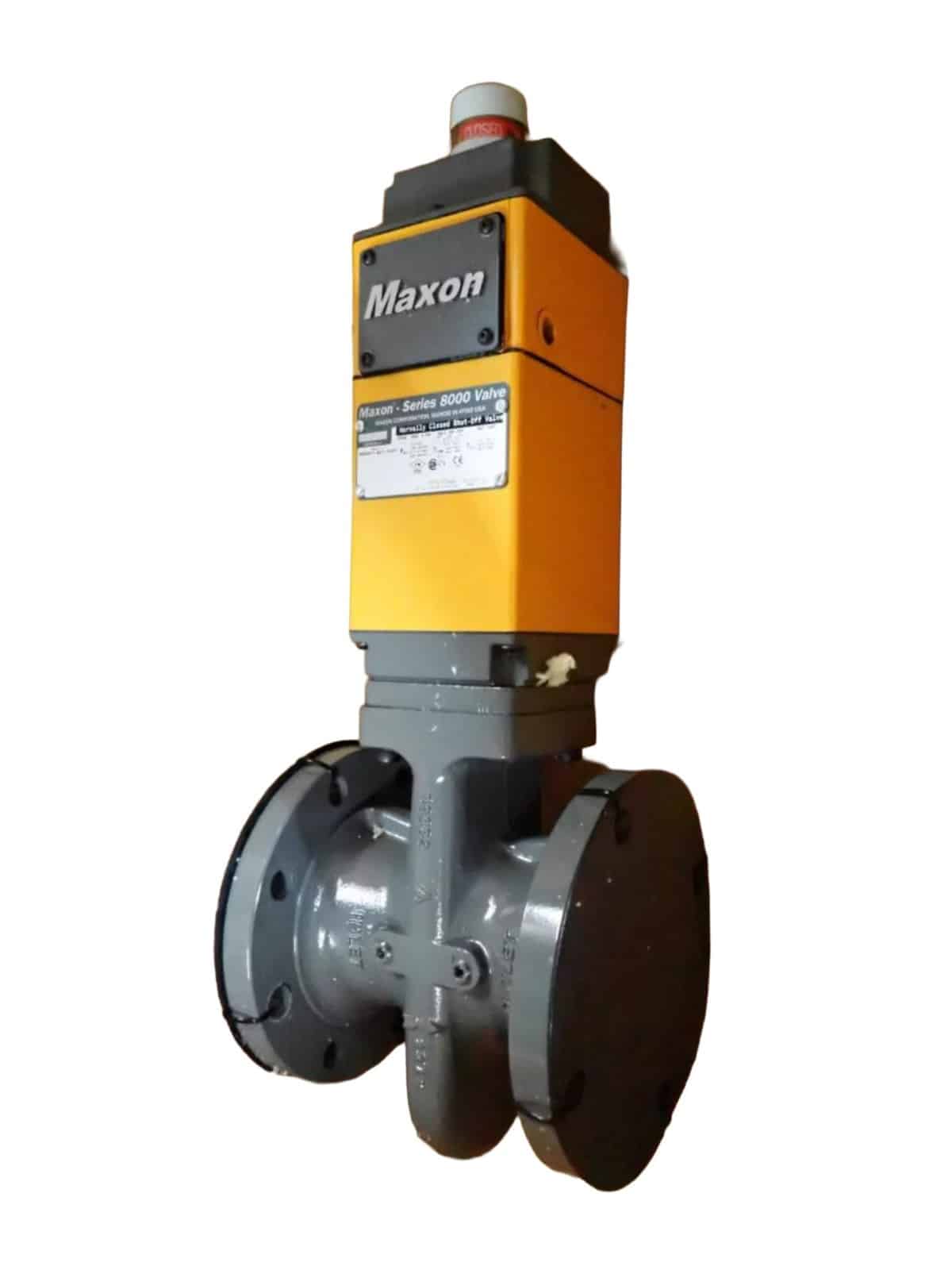 Maxon 4" Series 8000 400C8011-BA11-B1A01 Normally Closed Gas Shut-Off Valve 120V