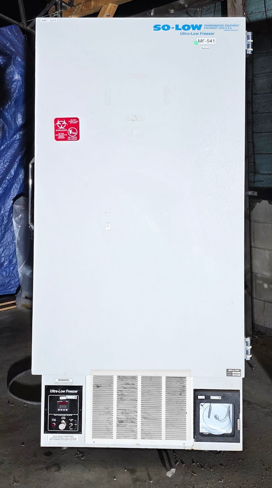 So-Low U85-18 -85C Ultra Low Freezer 18 Cu Ft 115V Tested