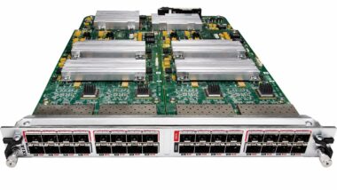 Ixia Xdensity XDM10G32S 32-port 10GbE SFP+ load module faceplate, part number 944-1080, refurbished unit from our inventory